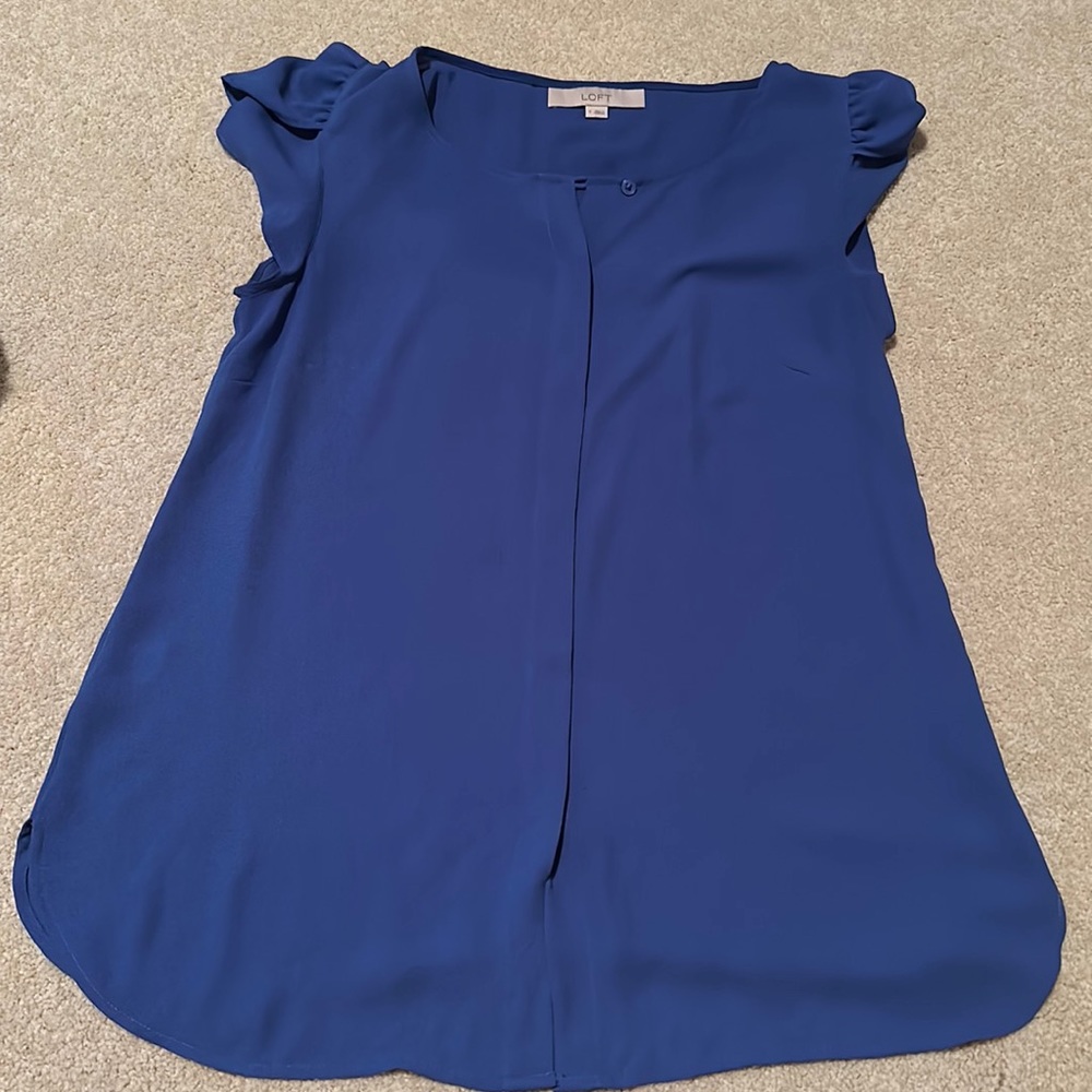 Blue Loft Blouse